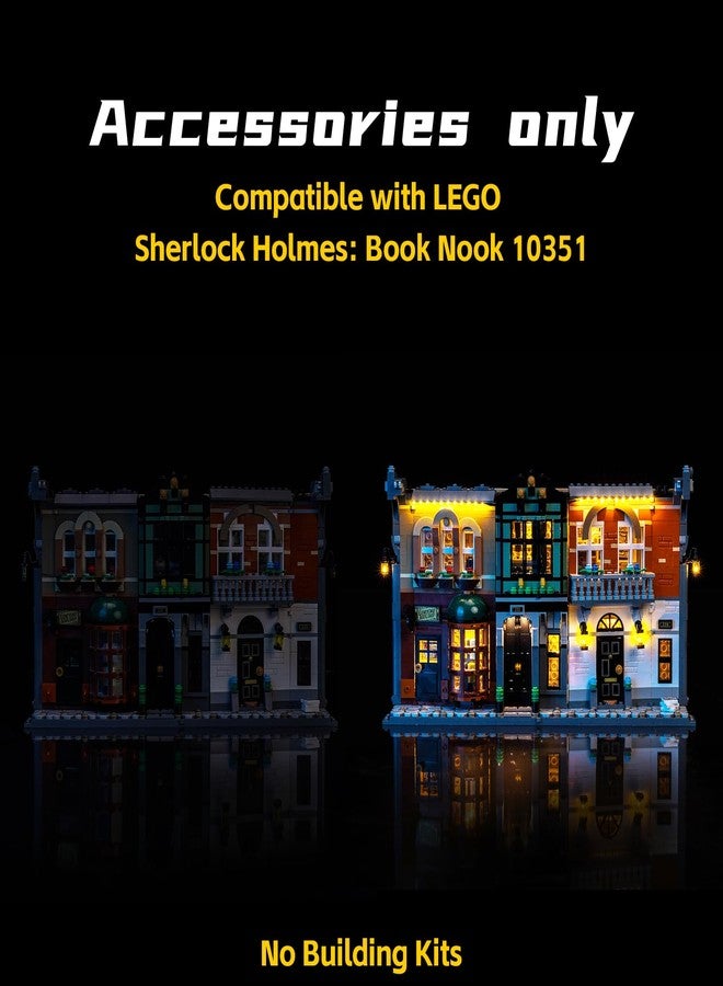 BrickBling Light Compatible with Lego Sherlock Holmes: Book Nook 10351 - Excluding Bricks (Touch-Sensitive Switch with dimming Function) - Image 5